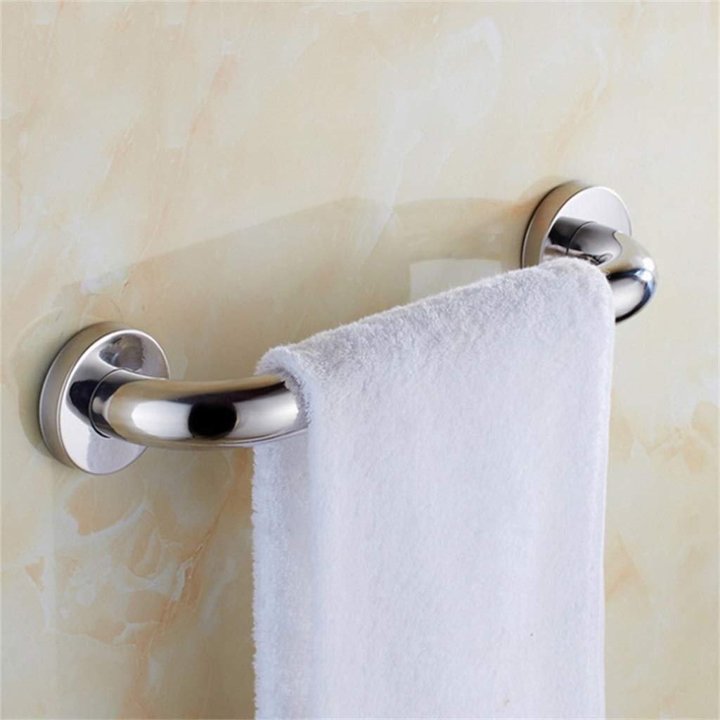 Barres d'appui Poignée Support de sécurité Mains courantes, Barre d'appui Barre d'appui antidérapante en Acier Inoxydable Sécurité Droite Salle de Bain Baignoire Main Courante Toil