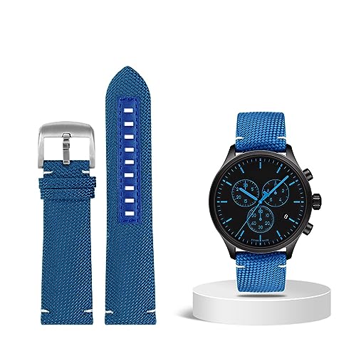 Correa de reloj de 22 mm de nailon impermeable para Mido M026.629 / 430 Ocean Star