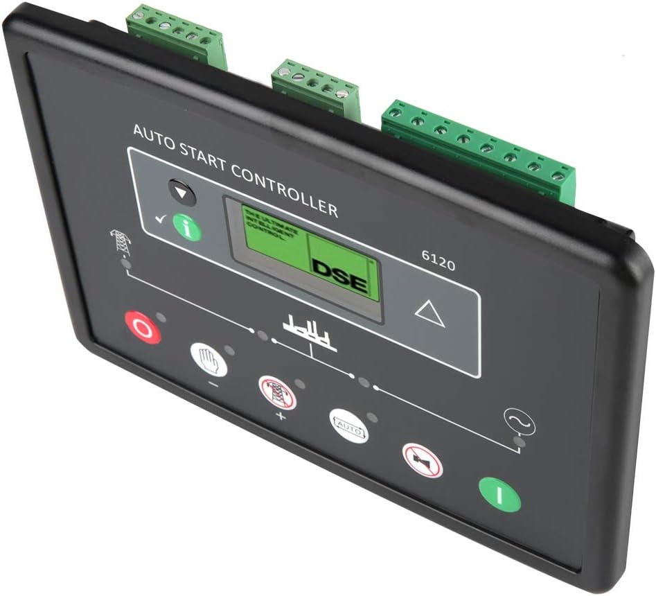 BTIHCEUOT Dse6120 Generator Controller, Black LCD Display