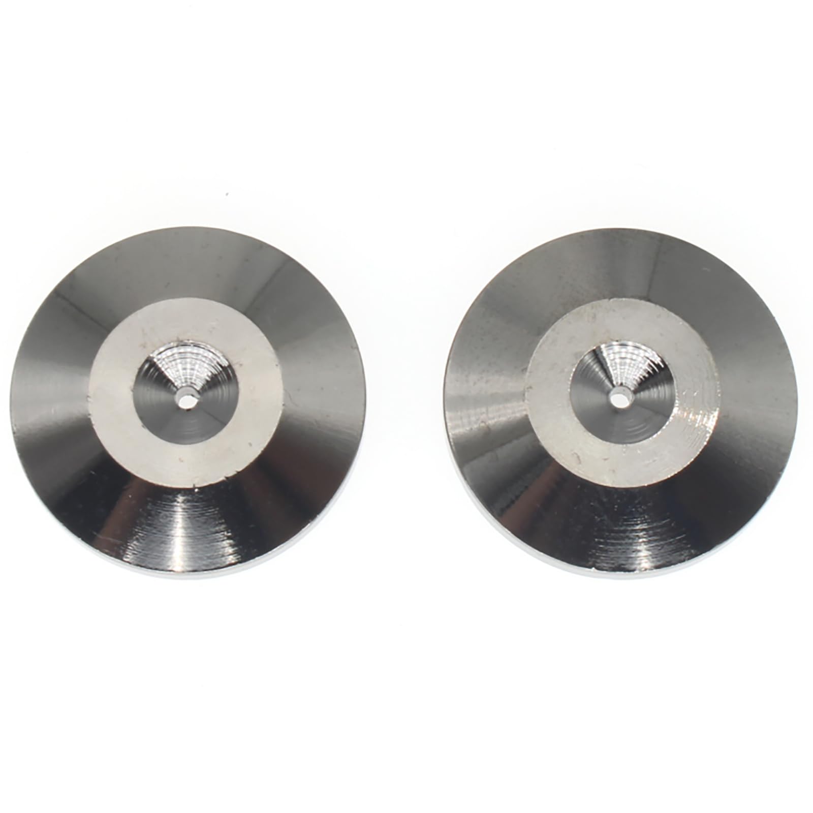 FDXGYH8 Pcs Copper Speaker Spikes Pads Mats 25 x 4.5 mm Isolation Stand Foot Cone Base Speaker Shock Base Pad [Black]