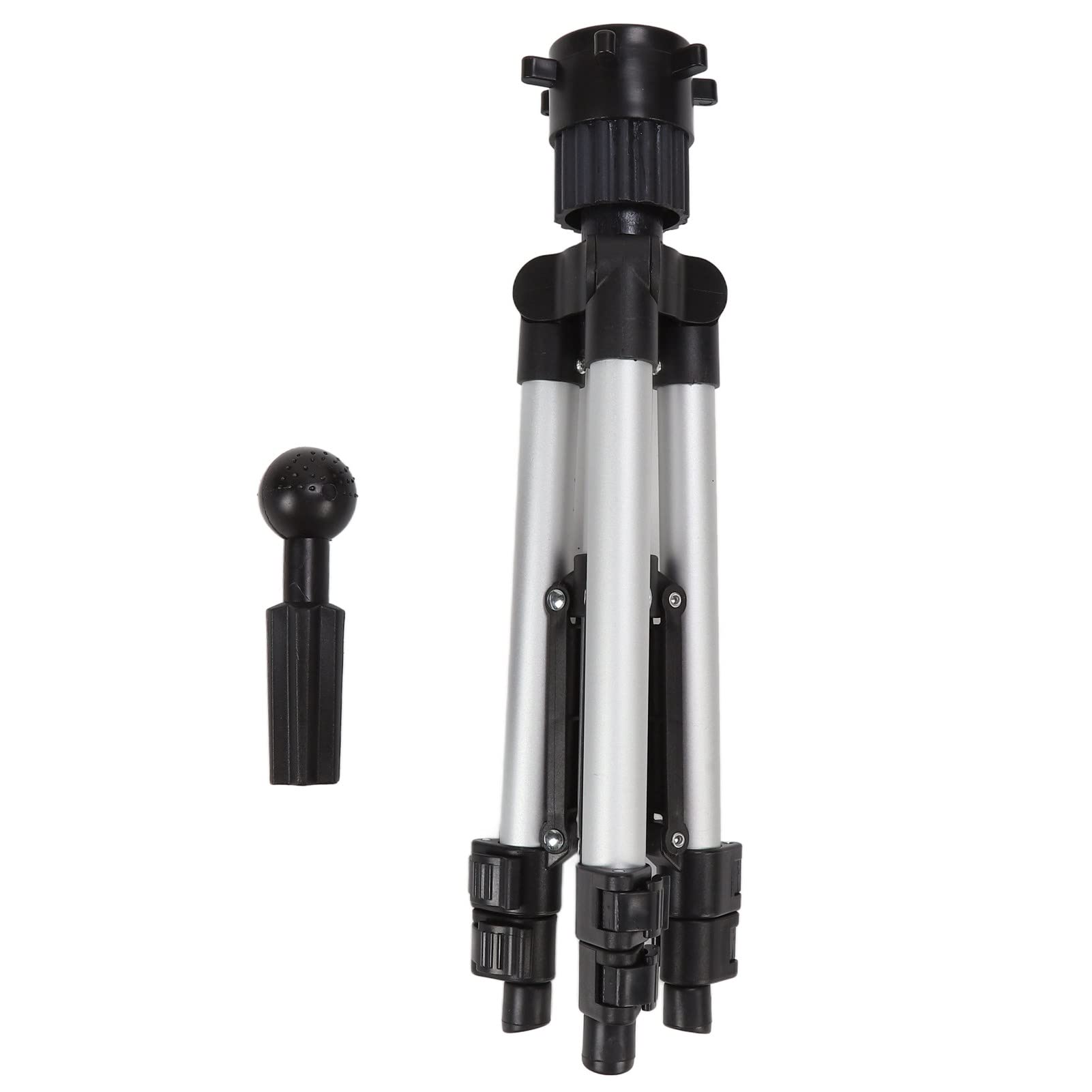 Poralynnea Aluminum Alloy Mannequin Head Stand Adjustable Wig Stand Tripod for Cosmetology Hairdressing Training
