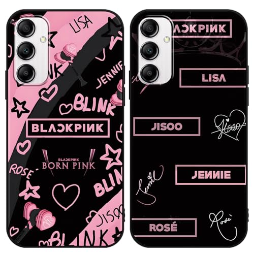 2 Custodie Blackpick Per Xiaomi Redmi Note 14 4G Con Motivo KPOP | Cover TPU Antiurto Con Protezione Lente, Rose Lisa Jenny Jisoo