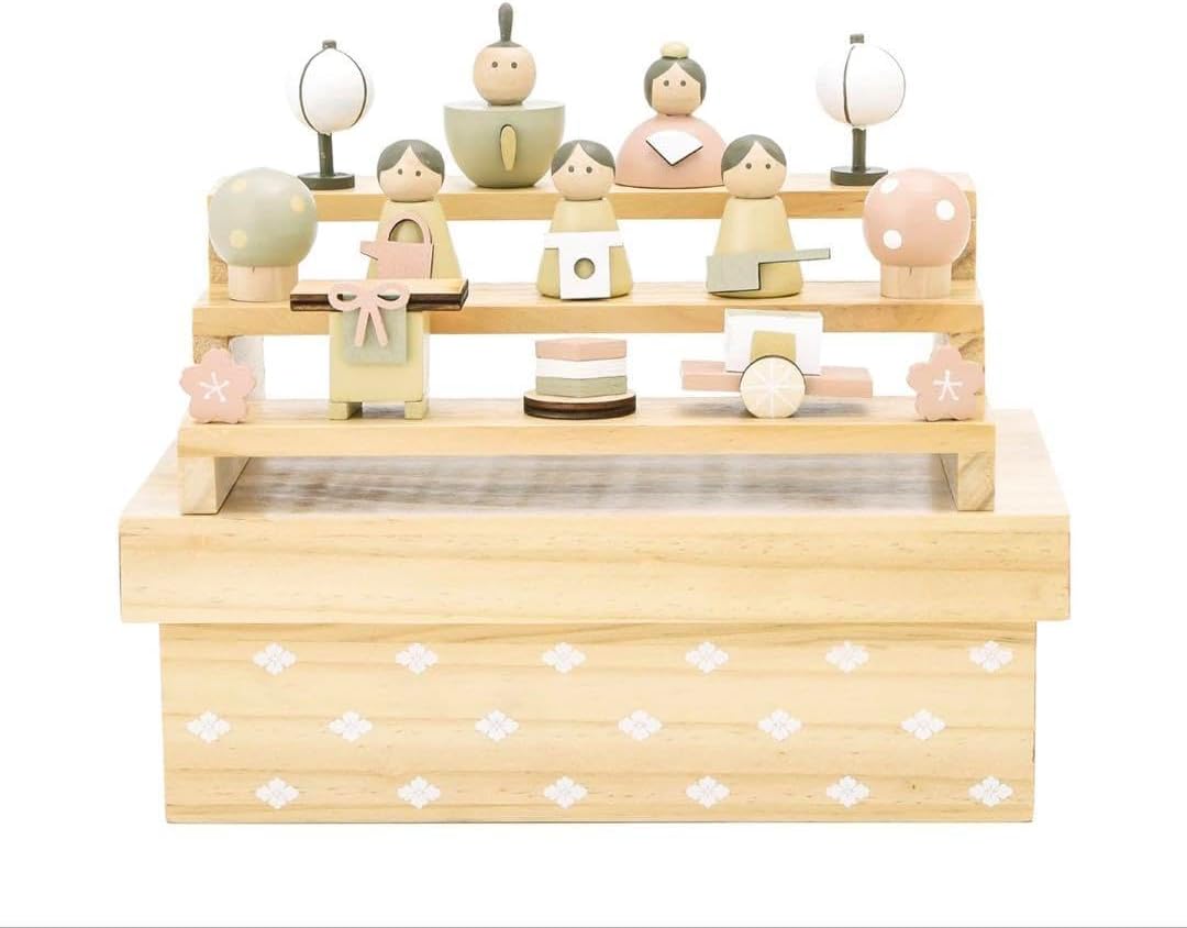 東京久月 雛人形 収納セット・東帯十二単姿・間口約59×奥行約34×高