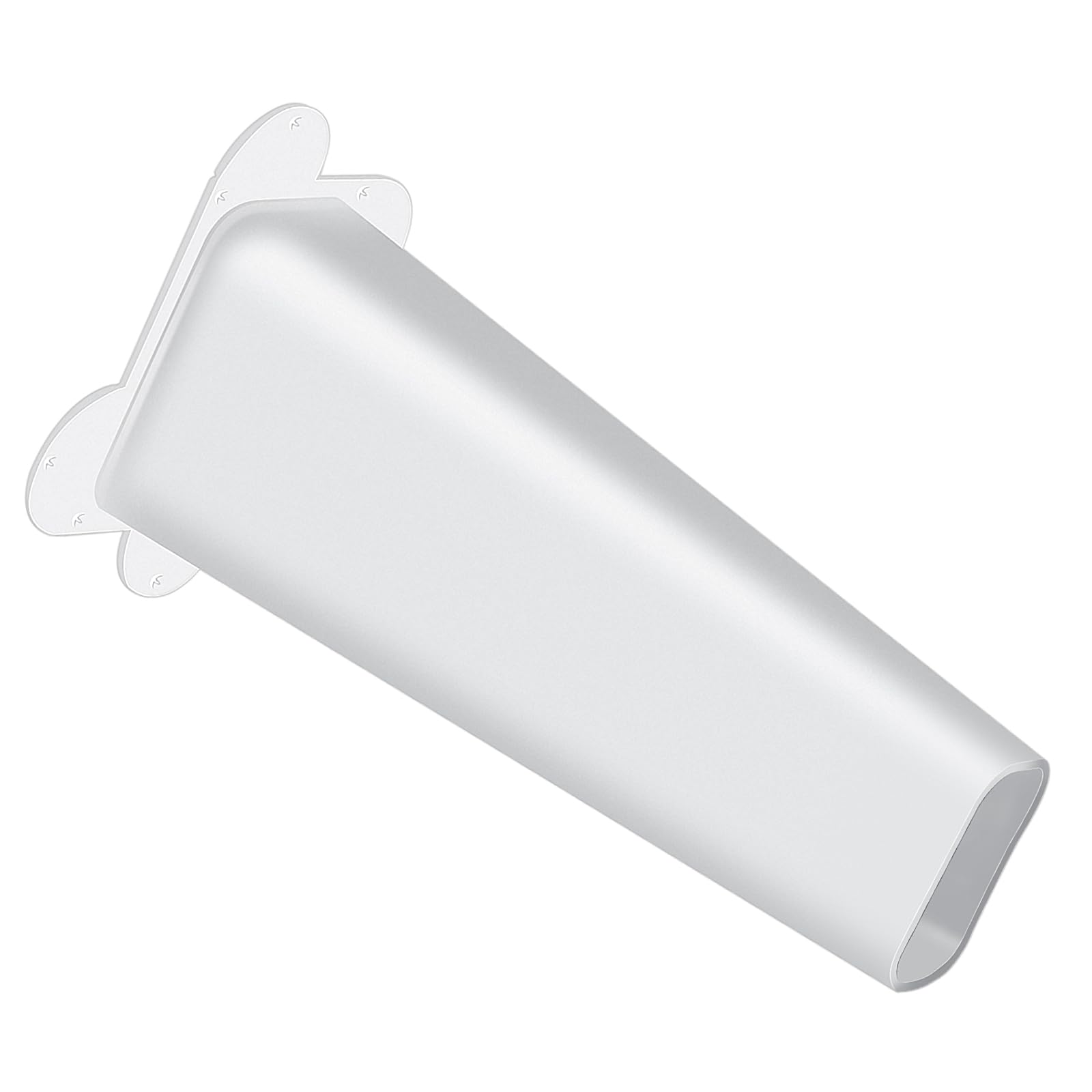 Thyle 2 Pcs Bat Exclusion Reusable Tool Bat Removal Device One Way Exclusion Trap Supplies Remove Plastic Cylinder for House Outdoor Control Removal (White)