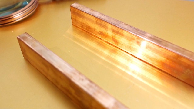 110 Copper Flat Bar 1/8" X 2" X 12" – Pure Copper Bus Bar For Electrical, DIY, Crafting, And Machining Projects