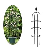 [page_title]-CJSWT Garten Obelisk Blume Unterstützung, Pflanzenstützen für Topfpflanzen, Garten Rahmen für Kletterpflanzen und Pflanzen