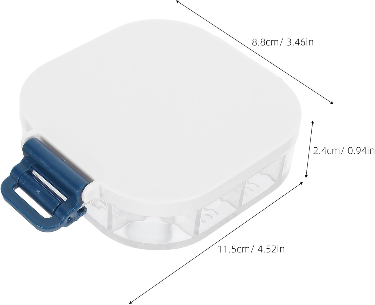 Portable Watercolor Palette Box, 16-Compartment Travel Mixing Tray