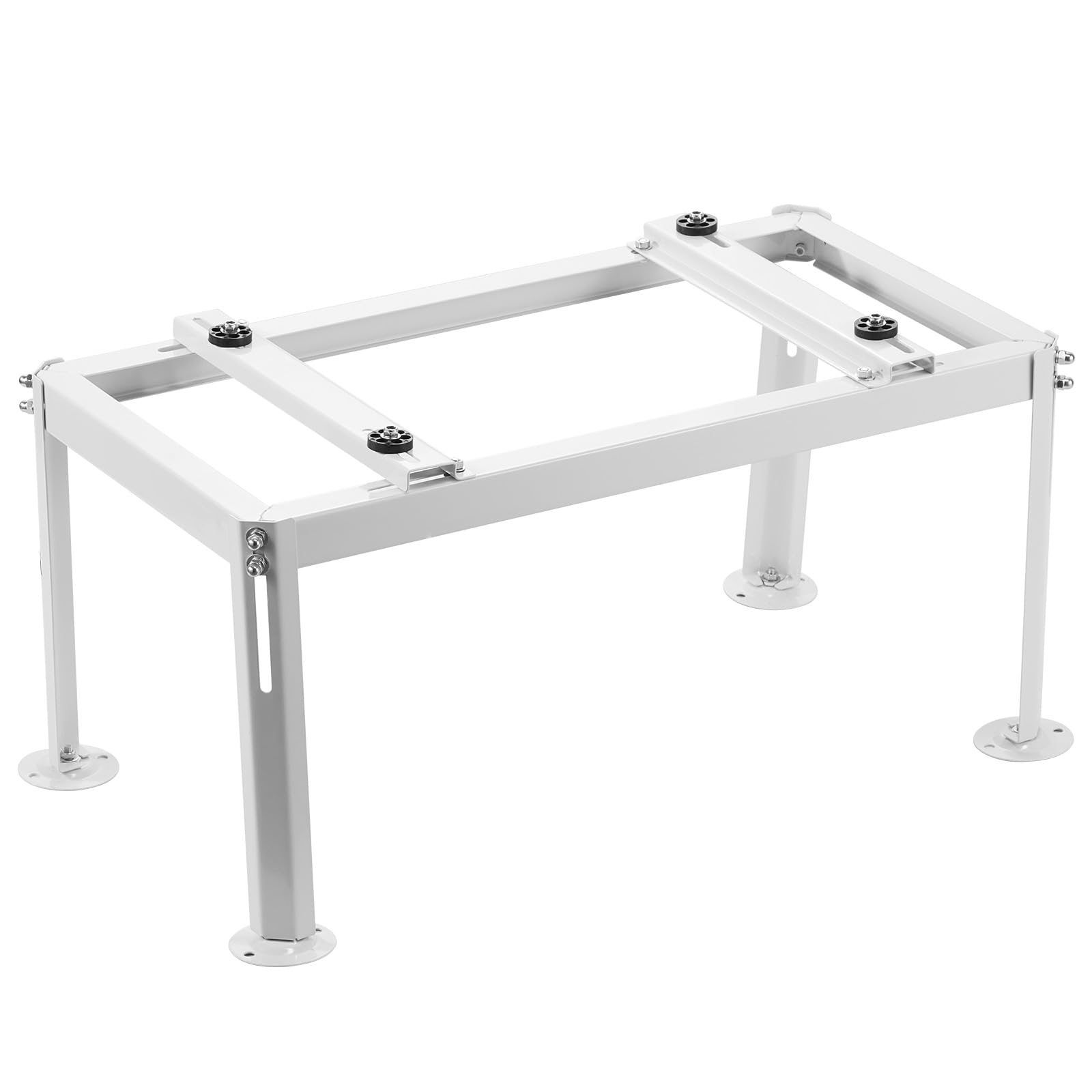 VEVOR Support au Sol pour Climatiseurs Split 9000-24000 BTU Réglable, Charge Maximale 200 kg, Conception Universelle, Réduction du Bruit et Vibration, Support de Base Robuste pour Climatiseur Split