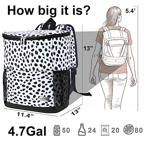 Wolka Backpack Cooler 35 Cans,Small Backpack Coolers Insulated Leak Proof,Lightweight Soft Sided Waterproof Cooler Backpack For Beach Camping Hiking Picnic,Lunch Backpack For Man And Women Gift… #TOP2