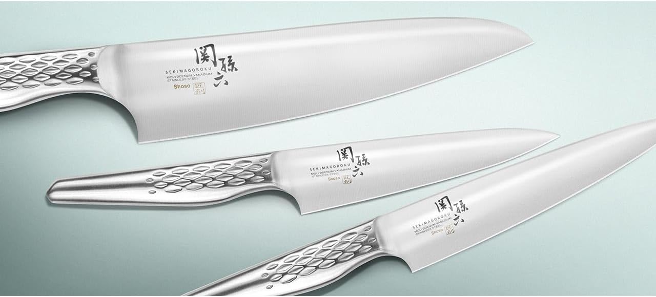 Kai KAI AB5168 Nakiri Kitchen Knife, Seki Magoroku Artisan 6.5 inches (165 mm), Made in Japan