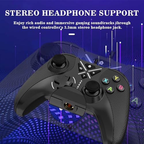 Magic Block PC CONTROLLERS FOR GAMING Xbox Wired Controller With Hall Triggers And Joysticks, Wired Game Controller For Xbox Series S/X, Xbox One, And Pc, Turbo Function thumb #7