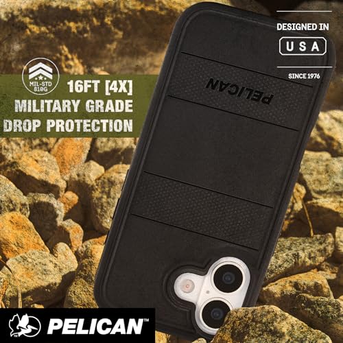 Image of Pelican Protector iPhone 17 Case - Compatible with MagSafe- Black