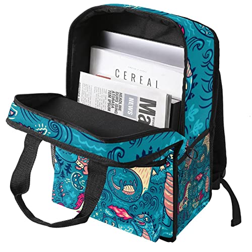 Sac à dos garçon léger taille unique bretelles réglables - 3