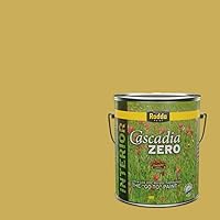 Vista 139 de Rodda Paint CASCADIA ZERO Interior Semi-Gloss Paint & Primer in One, Quart, Gold Tweed