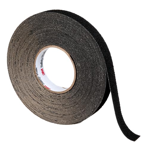 Image of 3M Safety-Walk Slip-Resistant Medium Resilient Tapes & Treads 310, Black, 1 in x 60 ft, Roll, 4 /Case