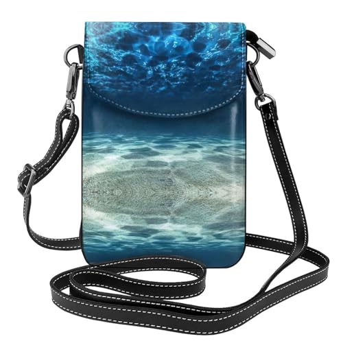 Sac à bandoulière pour téléphone portable petit sac à main femme bleu pour smartphone
