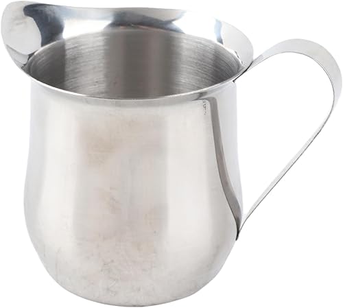 Miniatura 3 de Jarra de espuma de leche de acero inoxidable para Latte Art de 908.1 fl oz de capacidad, para café espumado y café con leche cremoso (8 onzas)