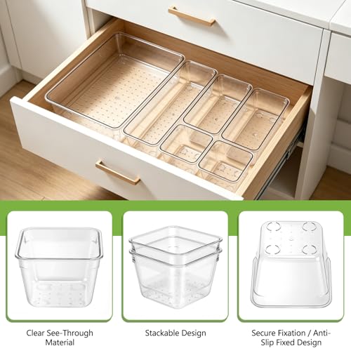 Rangement bureau et cuisine modulable avec 28 compartiments pratiques - 7