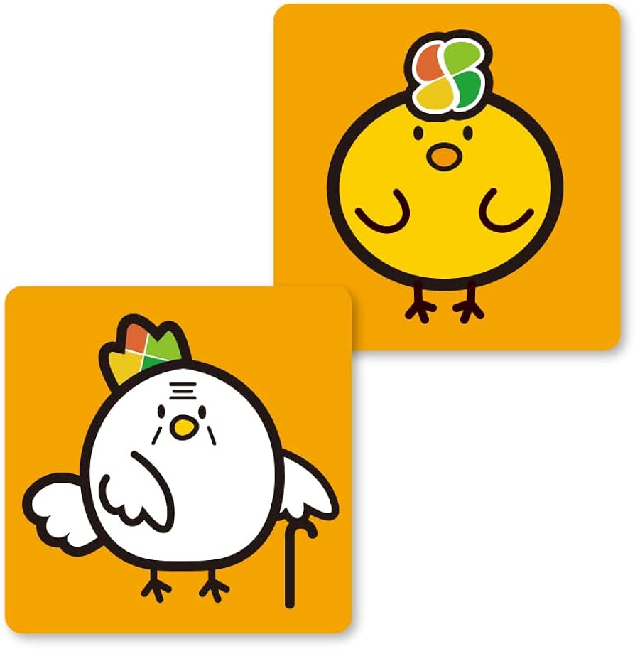 Amazon.co.jp: 車用マグネット ヒヨコ＆ニワトリ デザイン 運転初心者