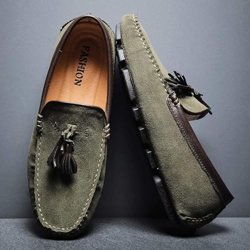 Men's Flowing Su Fu Dress Flat Boat Shoes Driving Car3