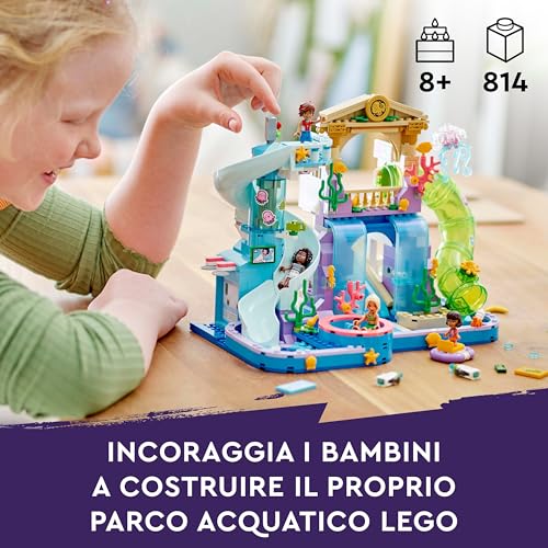 LEGO Friends Parco Acquatico di Heartlake City - Giocattolo con 4 Mini Bamboline, 3 Scivoli e Tanti Accessori peri Giochi Estivi - Regalo Creativo per Bambine da 8 Anni in su - 42630 - Immagine 1
