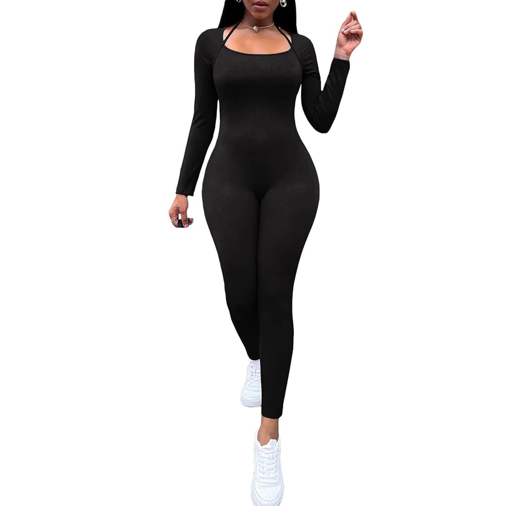 ワンピース BAU by Bride And You XENA Squareneck jumpsuit (Black) Black Boatneck Jumpsuit – Mixed by Nasrin