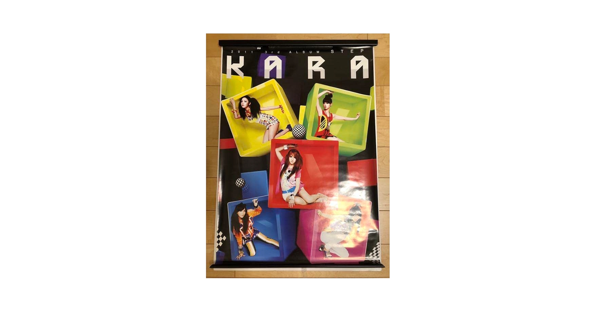 KARA　　  入手困難非売品B2サイズポスター Amazon.co.jp: KARA グッズ 3rd Album STEP B2 サイズ ポスター