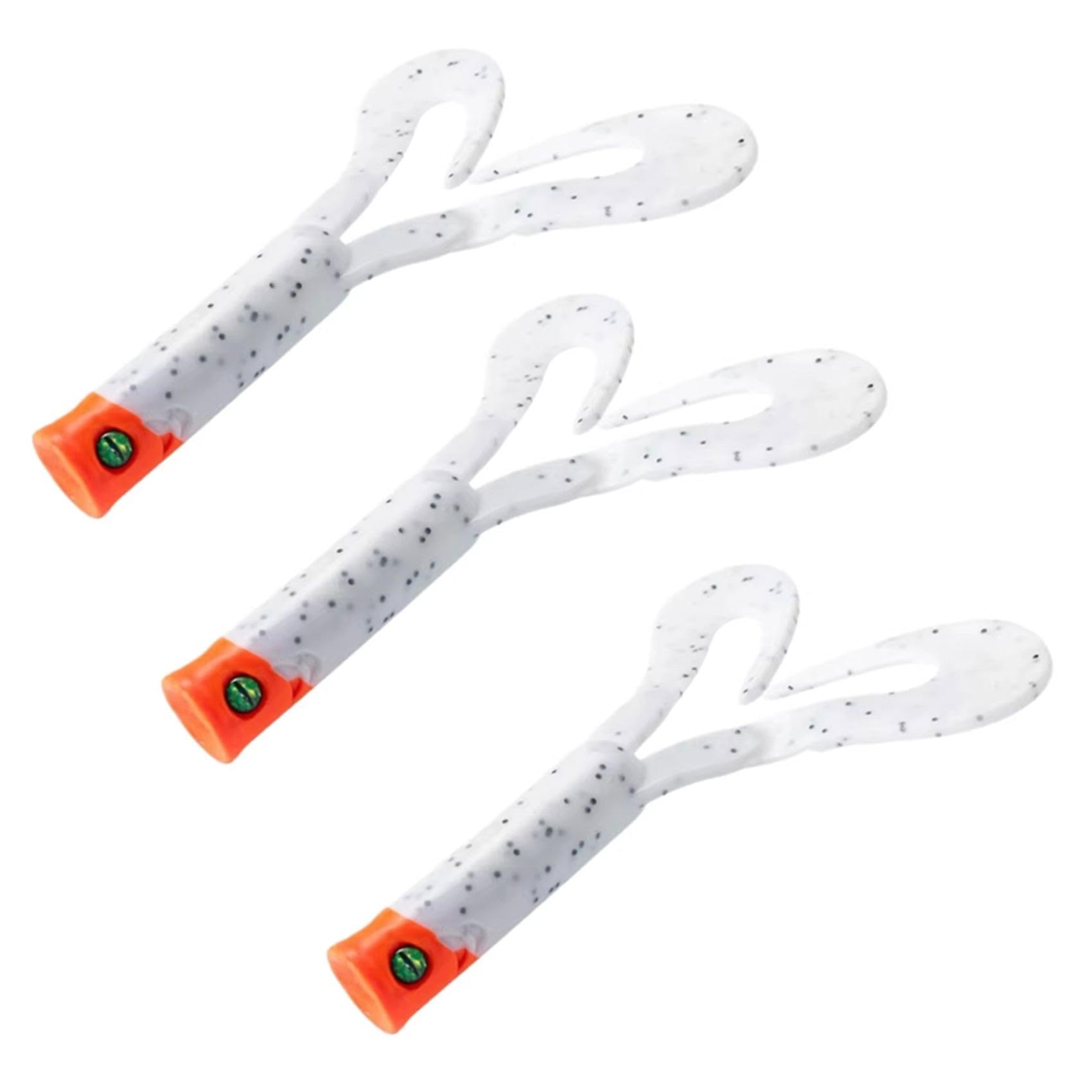 Señuelo de pesca flexible para pesca de lucio, perca y lucioperca, señuelo cilíndrico con enrollada para pesca al aire libre.