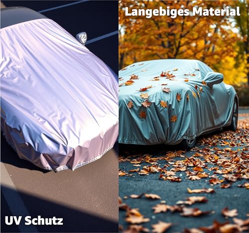 Universal Autoplane Autoschutzhülle Vollgarage Auto Garage Abdeckung - Car Cover - Abdeckplane wasserdicht - Autoabdeckung - Outdoor & Indoor - 430 * 175 * 150 cm