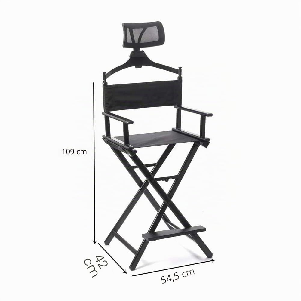 Chaise de Maquillage chaises de Camping Pliantes pour Adultes chaises de réalisateur Portables en Aluminium supporte jusqu'à 330 LB Chaise d'artiste Professionnel