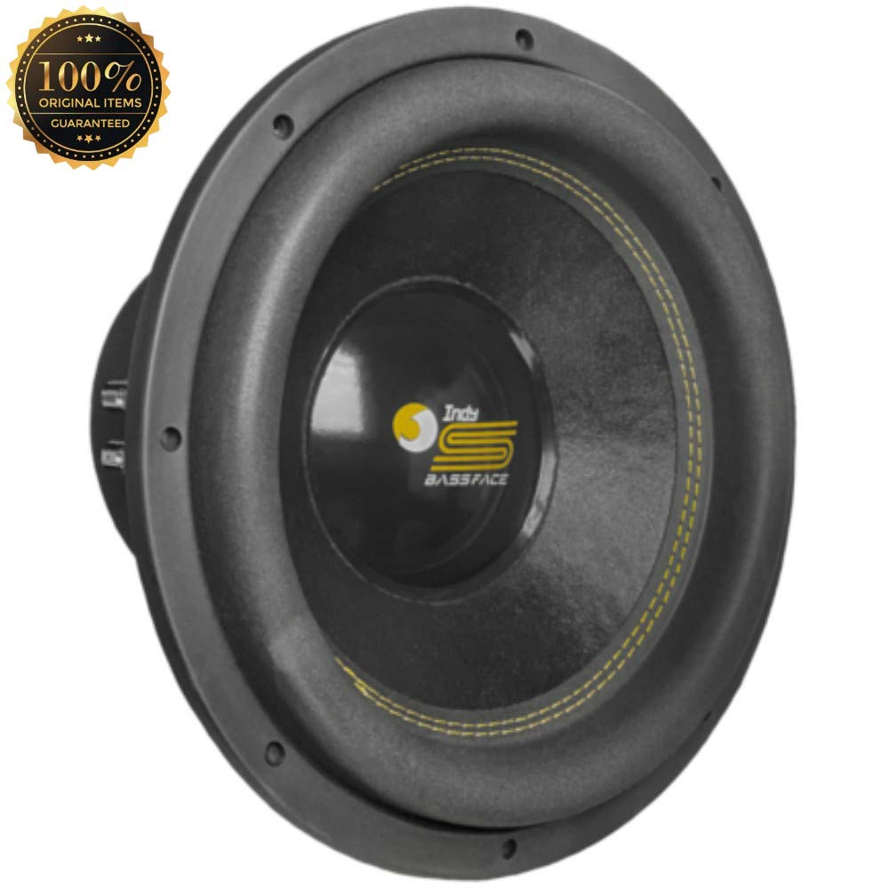 1 SUBWOOFER BASS FACE INDYS12/2 INDY S12/2 30,00 cm 300 mm 12" diametro doppia bobina dvc 2+2 ohm 1300 watt rms 2600 watt max auto car, 1 pezzo