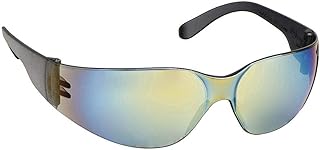 Gateway Safety 467M Starlite Safety Eyewear - Gray Temples, Gold Mirror Lens