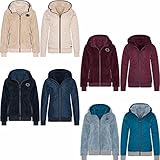 Material: 100 % Polyester HV Polo Fleecejacke Damen Wendejacke HVPCathy Kapuze (as3, alpha, l, regular, regular, kit, L)