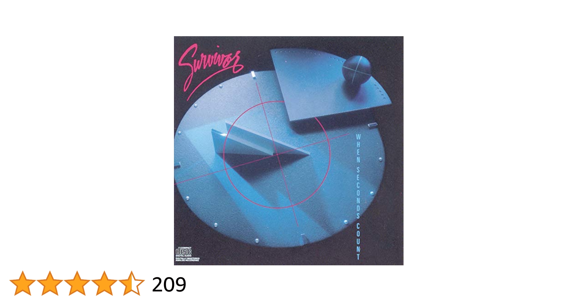 Survivor/When Seconds Count メロハー リマスター When Seconds Count - YouTube