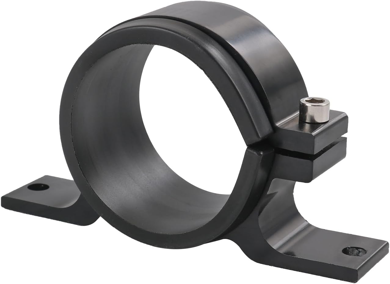 JDMSPEED Universal Car Fuel Pump Fuel Filter Mounting Bracket,Fuel Pump Clamp Holder Suitable for Fuel Pumps, Fuel Filters and Other Parts (60MM Black)