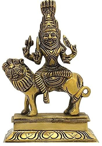 SOUL OF EARTH Hand Made Goddess Pratyangira (Atharvana Bhadrakali) - Astadhatu Metal use Size 23.5 cm