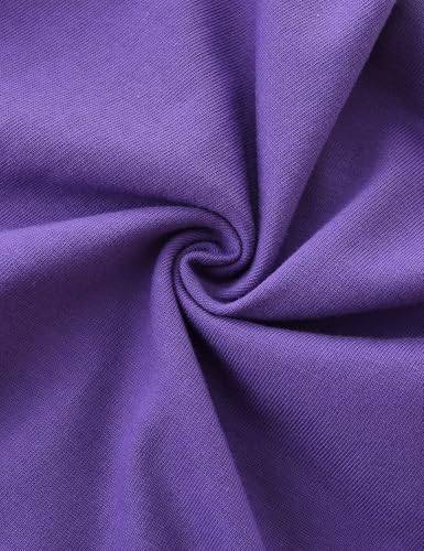 Bumeex Girl's Dresses Cotton Ruffle Sleeve Tiered Swing A-Line Cute Midi Casual Sundress - Image 8