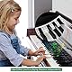 2 Removable Piano Keyboard Music Labels,Keys Piano Keys Notes Stickers Reusable Beginners Silicone Piano Notes Instructions Keyboard Sheet Music Stickers for Children and Beginners