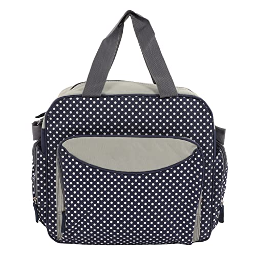 Bolsas de pañales cruzadas, bolso de mano de gran capacidad para mujer, bolso de mano para pañales con cambiador para mamá, papá, niños y niñas, viajes al aire libre