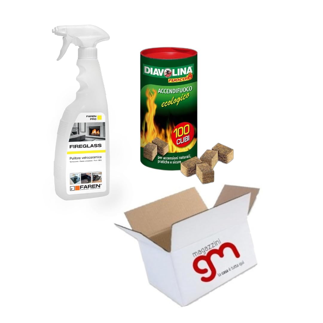 KIT Fireglass Pulitore Vetri Per Camini E Stufe - 2 Flaconi Da 750ml, Rimuove Nero E Fumo - Foto 8