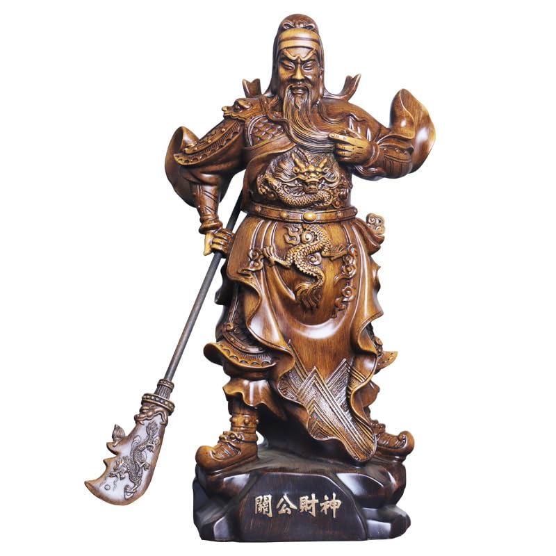 Thcbme 关公像关羽关二爷摆件供奉神像武财神佛像店铺家用客厅招财