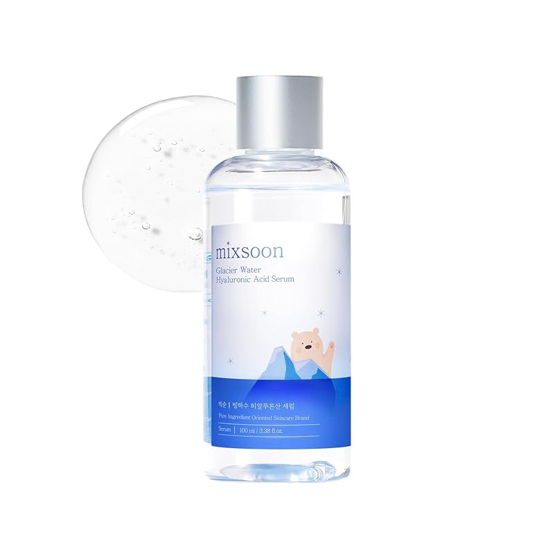 mixsoon Sérum Facial com Água Glacial e Ácido Hialurônico, 100 mL