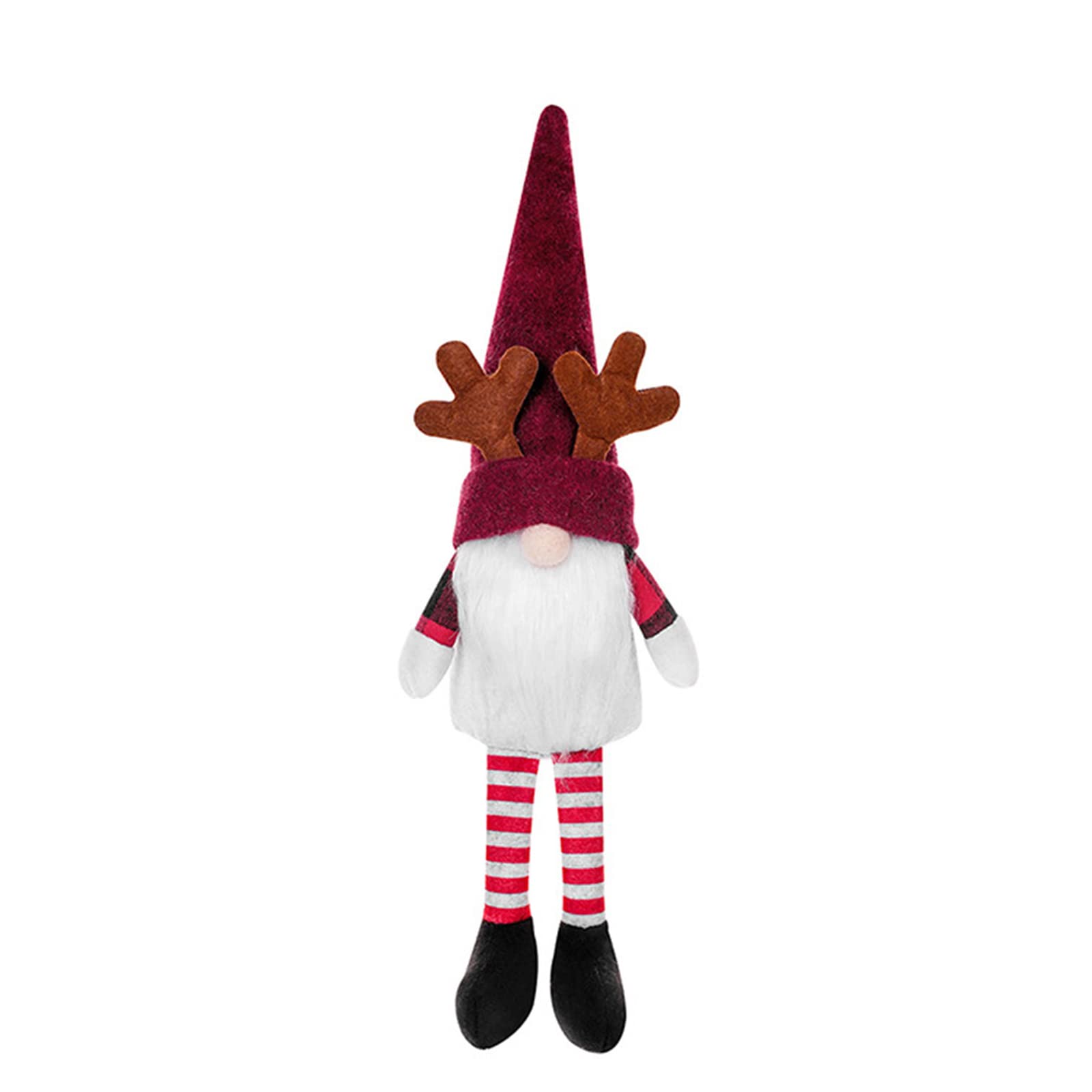 Buxuaaaa Christmas Hanging Santa/Snowman/Elk Hat Decor Present Supplies for Tree Holiday Party Backdrop Decoration Christmas Ornaments