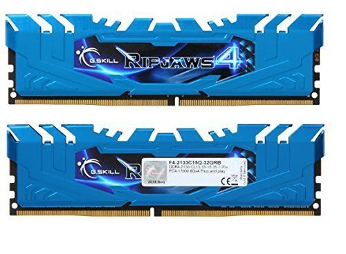 G.SKILL Ripjaws 4 series 32GB (4 x 8GB) 288-Pin DDR4 SDRAM 2133 (PC4-17000) Desktop Memory Model F4-2133C15Q-32GRB by G.SKILL [並