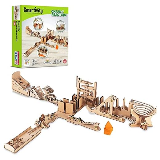 Smartivity Chain Reaction Engineering, STEM Learning Toy Construction Kit for Kids Ages 8 and Up