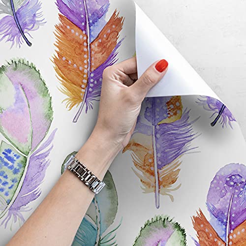Fotomurale autoadhesiva Magic-Stick 208x146 cm con diseño cuento de hadas con plumas 4