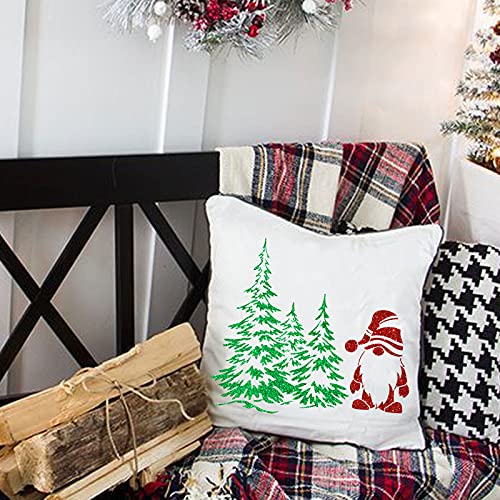 Christmas Heat Transfer Vinyl, 11 Sheets Christmas Buffalo Plaid HTV Vinyl, Holographic Snowflake Iron On Vinyl for Cameo 12×10 inch - Image 5