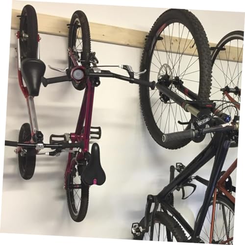 Rangement pour vélos de garage robuste : support de suspension mural avec sangles et tubes - 5