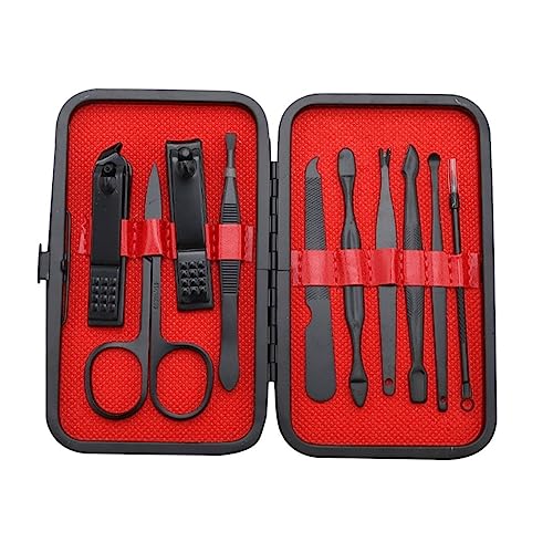 Healeved Set Manicure Professional 1 Set Nail Clipper Scissors Nail Care Tools for Birthday Valentine's Day Christmas