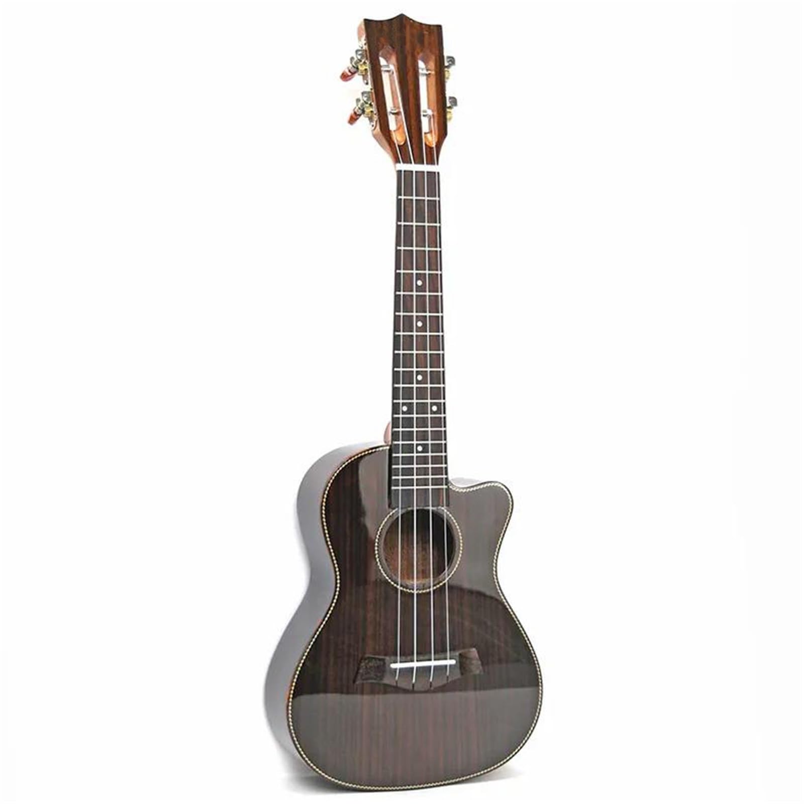 Ukulele Ukulele 23 26 Pollici Lucido Palissandro Elettrico Acustico Concerto Chitarra Tenore Chitarra Corpo Leggero 4 Corde Chitarra Ukulele(23 Inches)